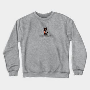 Valentine wolf Crewneck Sweatshirt